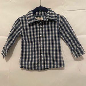 Beetle&Thread Plaid Button Down 6-9M